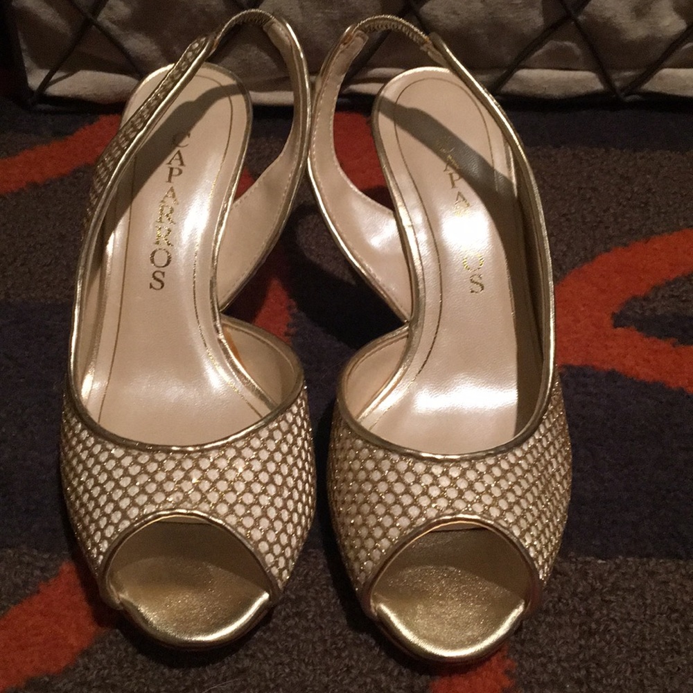 Super cute slip one heels - NEVER WORN